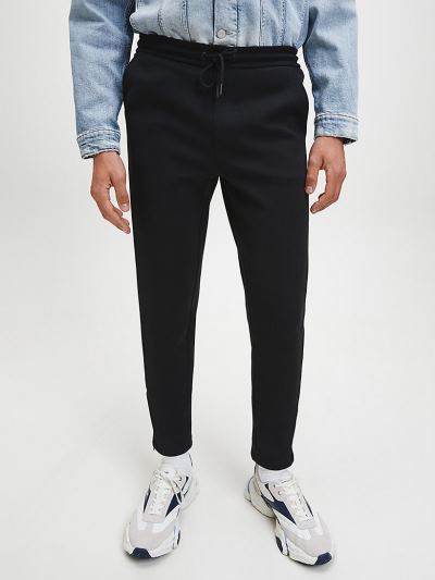 Calvin Klein Ruhák HU932052 | Calvin Klein Side Logo Férfi Jogger Fekete